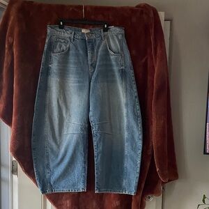 Free People Light Blue Flare Jeans